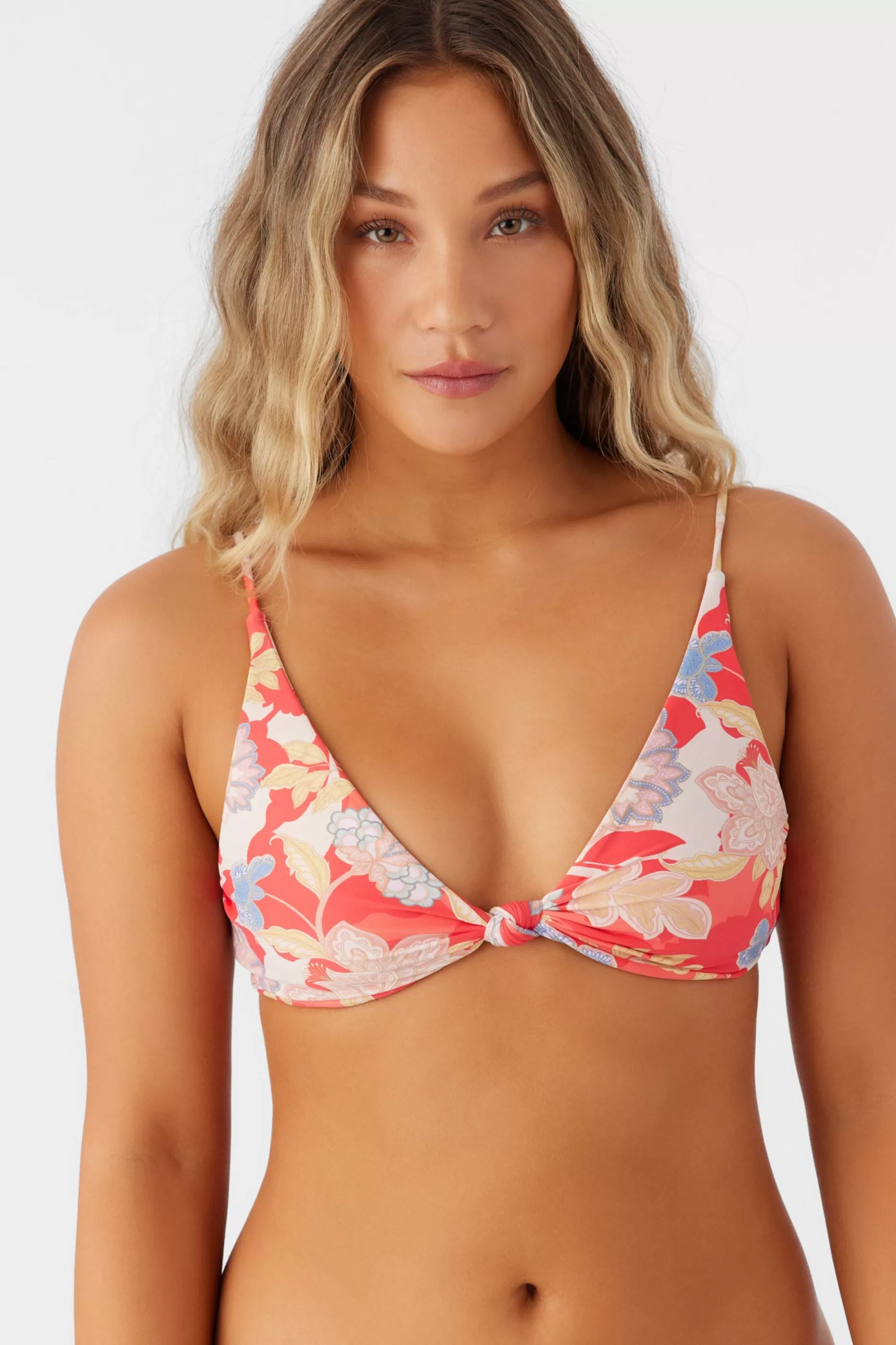 O’Neill ANTALYA FLORAL PISMO TALL TRI BRALETTE TOP^Women D/Dd Cup | Triangle