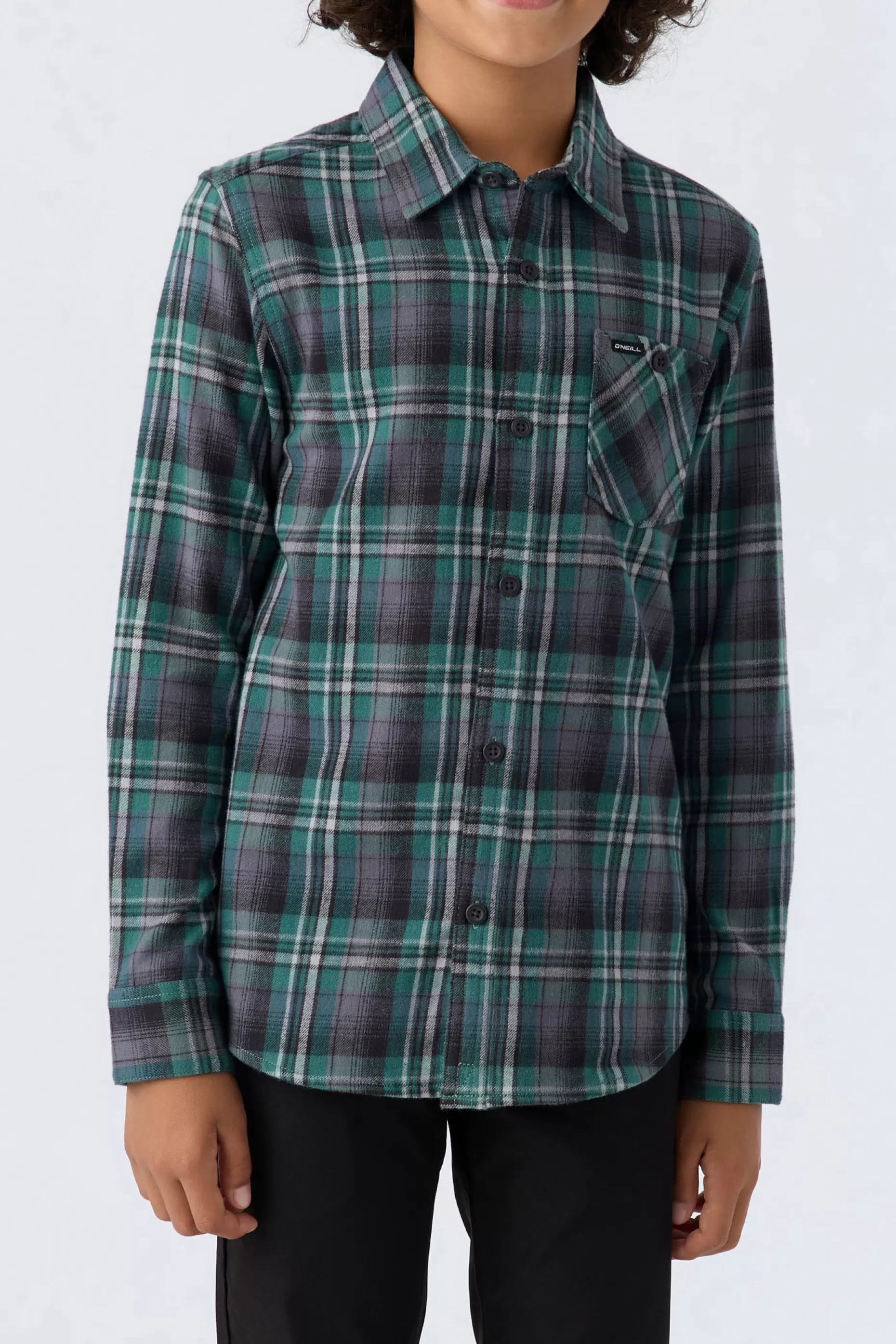 O’Neill BOY'S REDMOND PLAID STRETCH FLANNEL SHIRT^Kids/BOY Tops