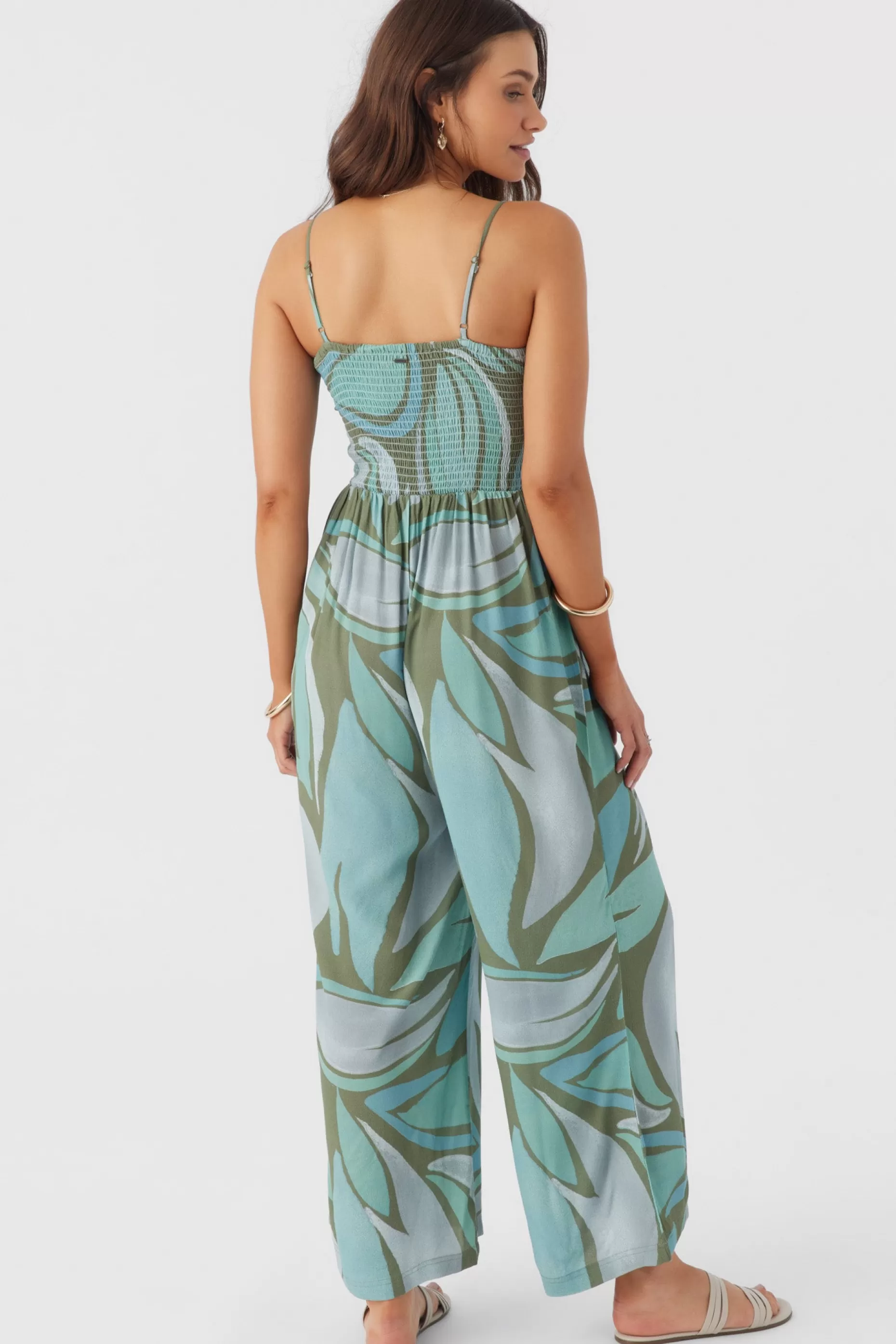 O’Neill CADE LORETA PRINT SMOCKED JUMPSUIT^Women Jumpsuits & Rompers