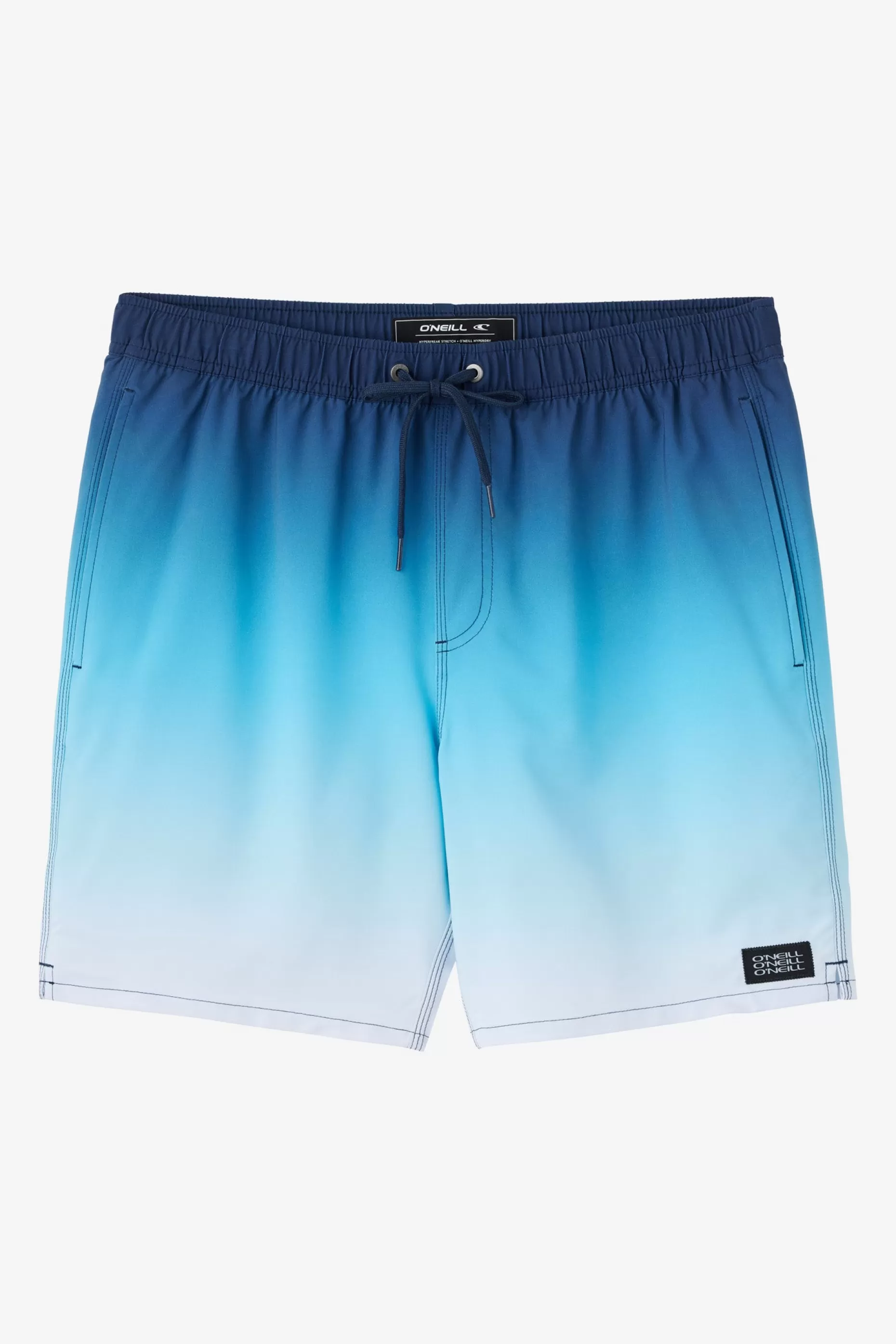 O’Neill DIVERGENT ELASTIC WAIST LINED 17" SWIM TRUNKS^ Side Pockets | Swim Trunks