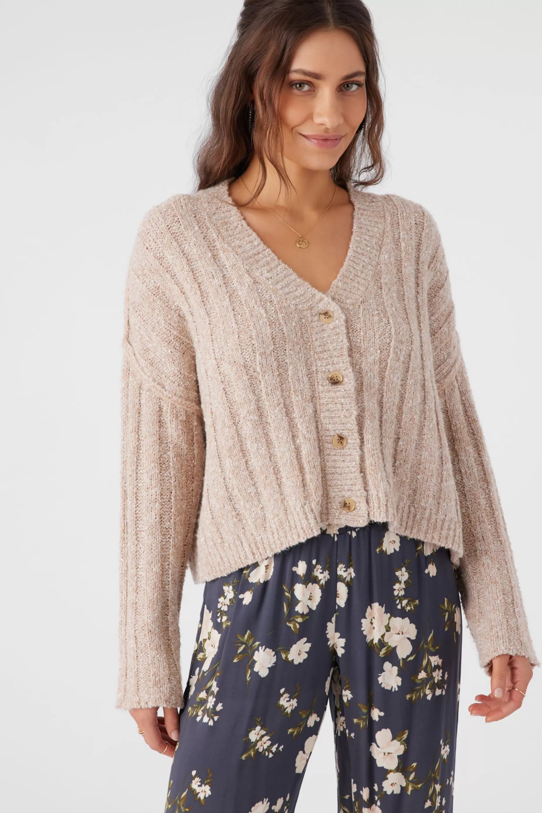 O’Neill FERRIS SWEATER BUTTON FRONT CARDIGAN^Women Sweaters, Hoodies & Fleece