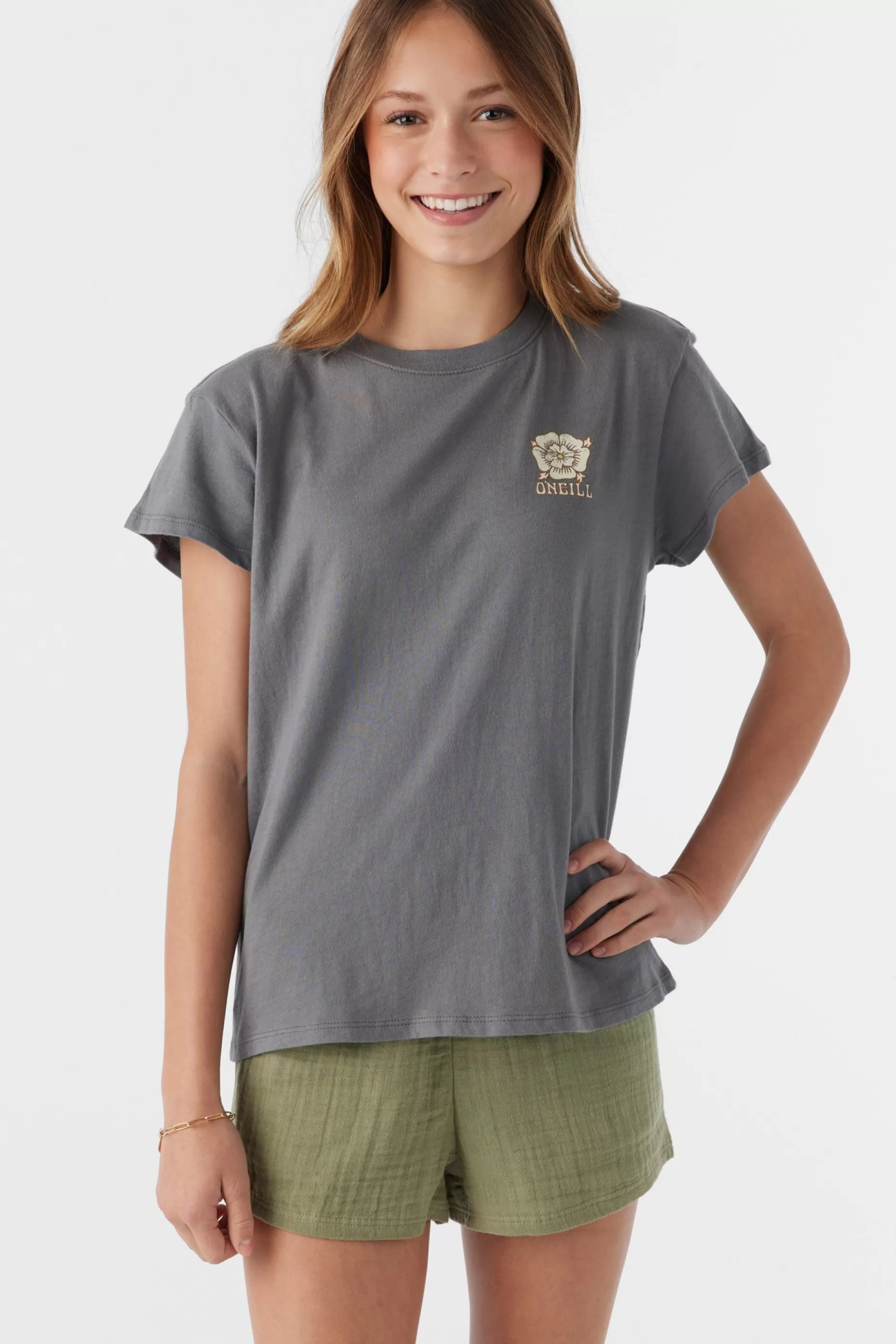 O’Neill GIRL'S ADORNED SKY TEE^Kids Tops