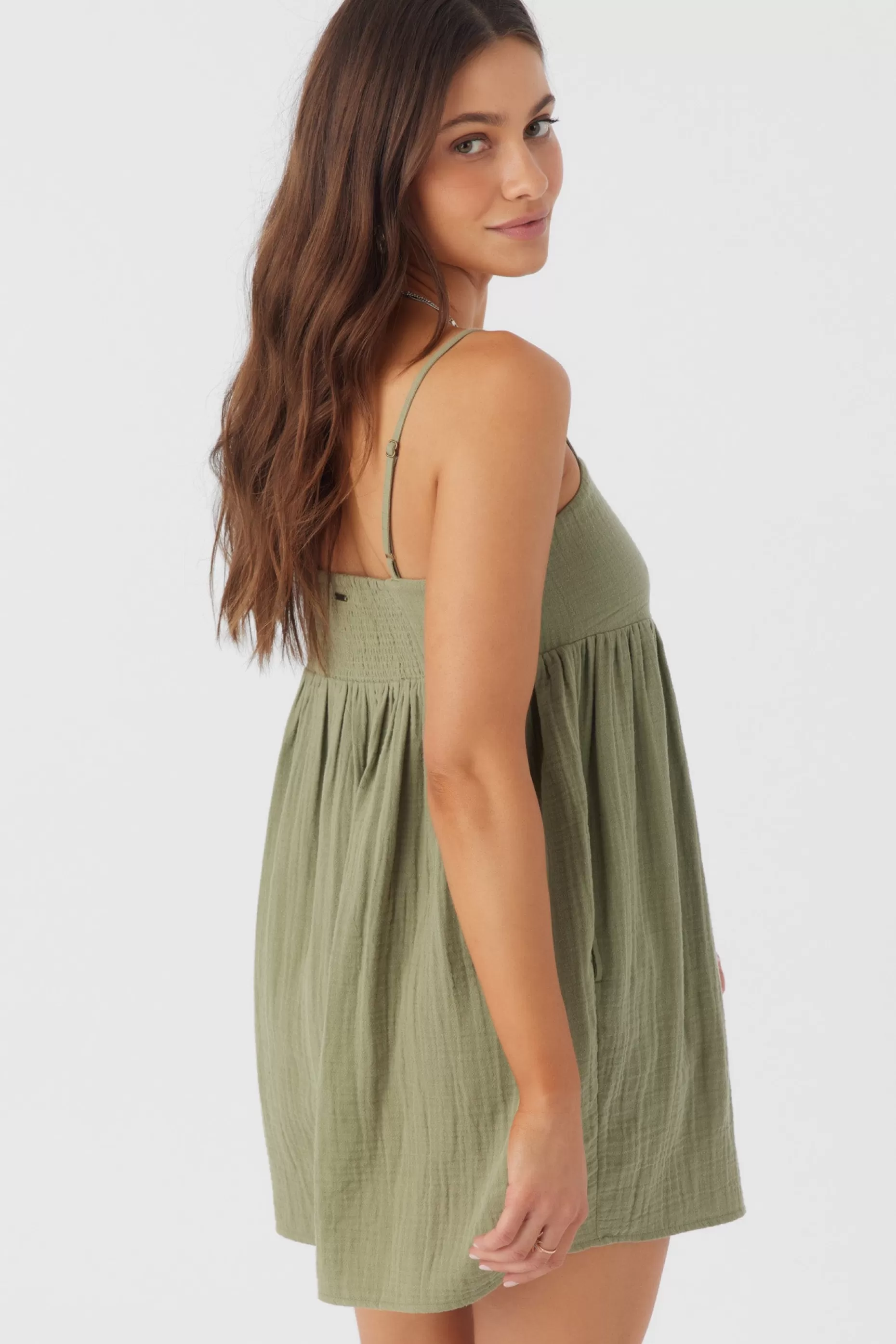 O’Neill HADIA CRINKLE DOUBLE GAUZE MINI DRESS^Women Cover-Ups