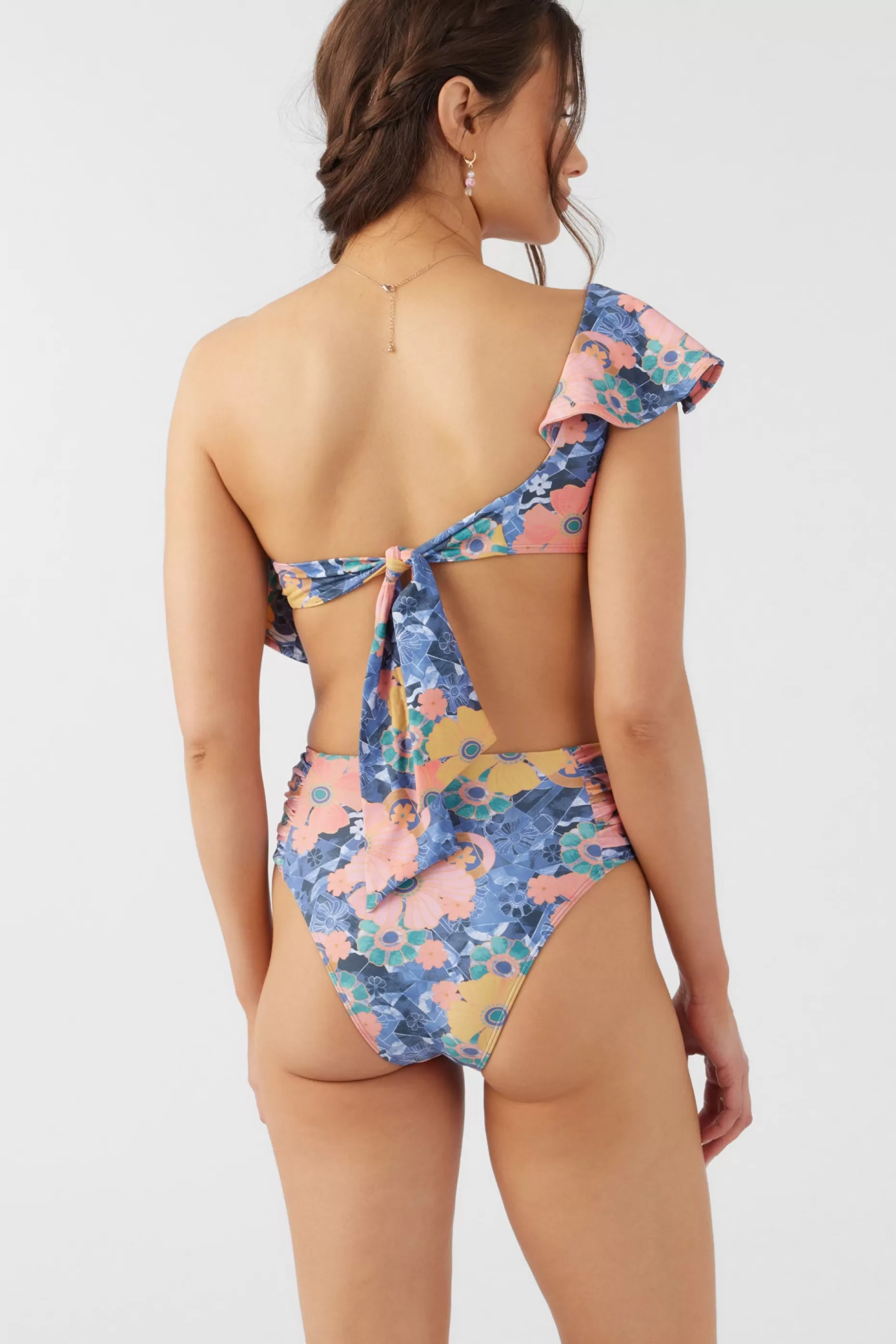 O’Neill JADIA FLORAL LONG BEACH HIGH WAIST CHEEKY BOTTOMS^Women Cheeky | Bikini Bottoms