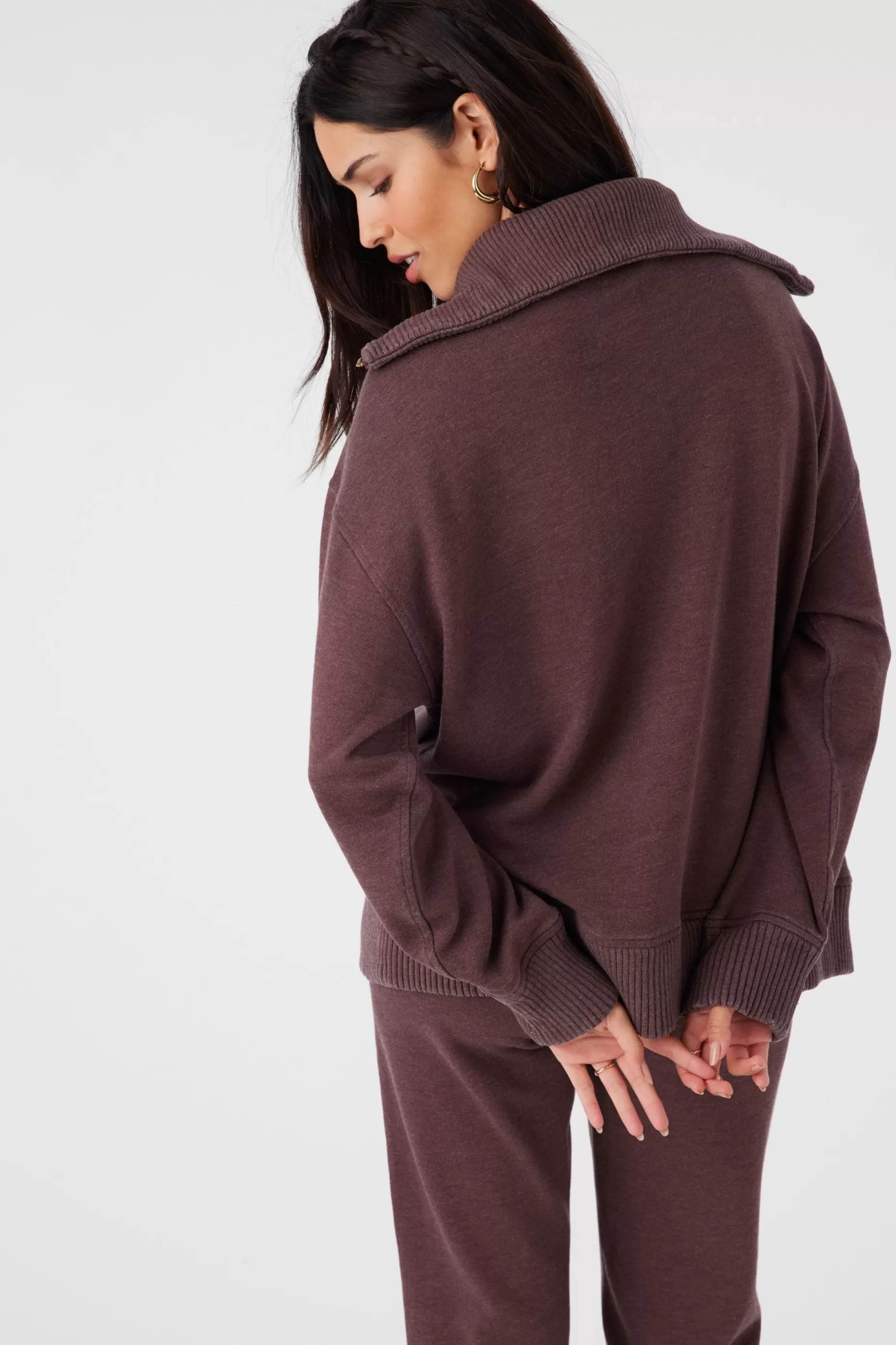 O’Neill KARMA FRENCH TERRY HALF ZIP PULLOVER^Women Sweaters, Hoodies & Fleece