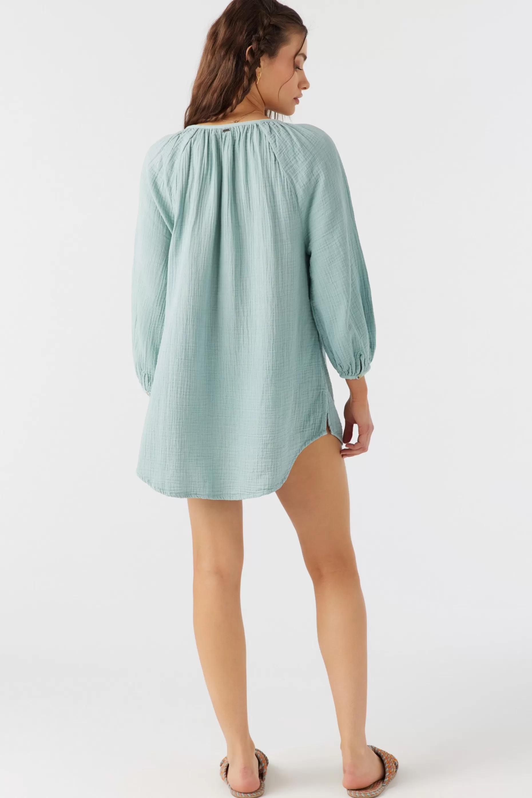 O’Neill KRYSTEN CRINKLE DOUBLE GAUZE TUNIC SWIM COVER-UP^Women Cover-Ups