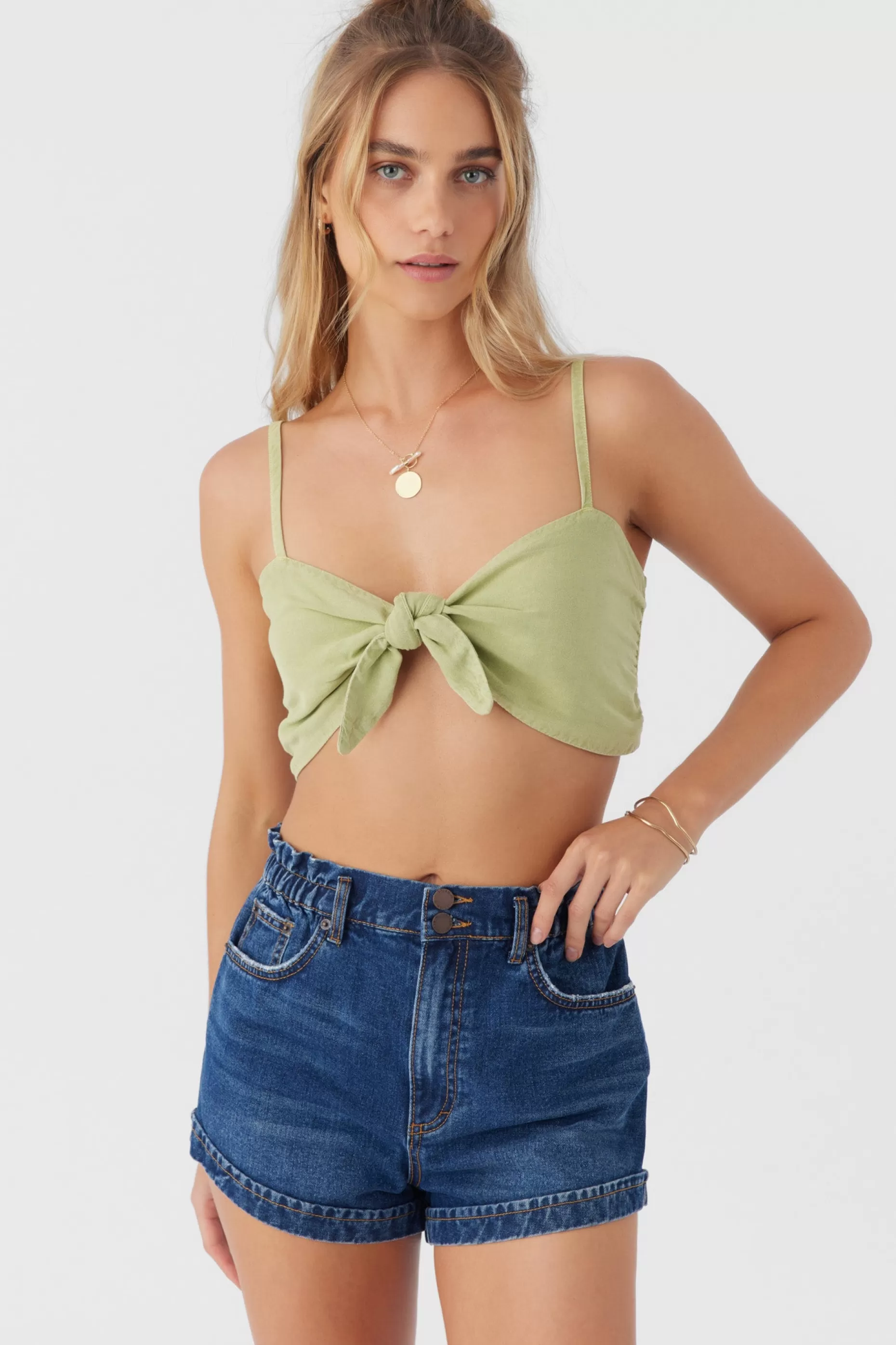 O’Neill LEA TIE-FRONT CROP TOP^Women Tops