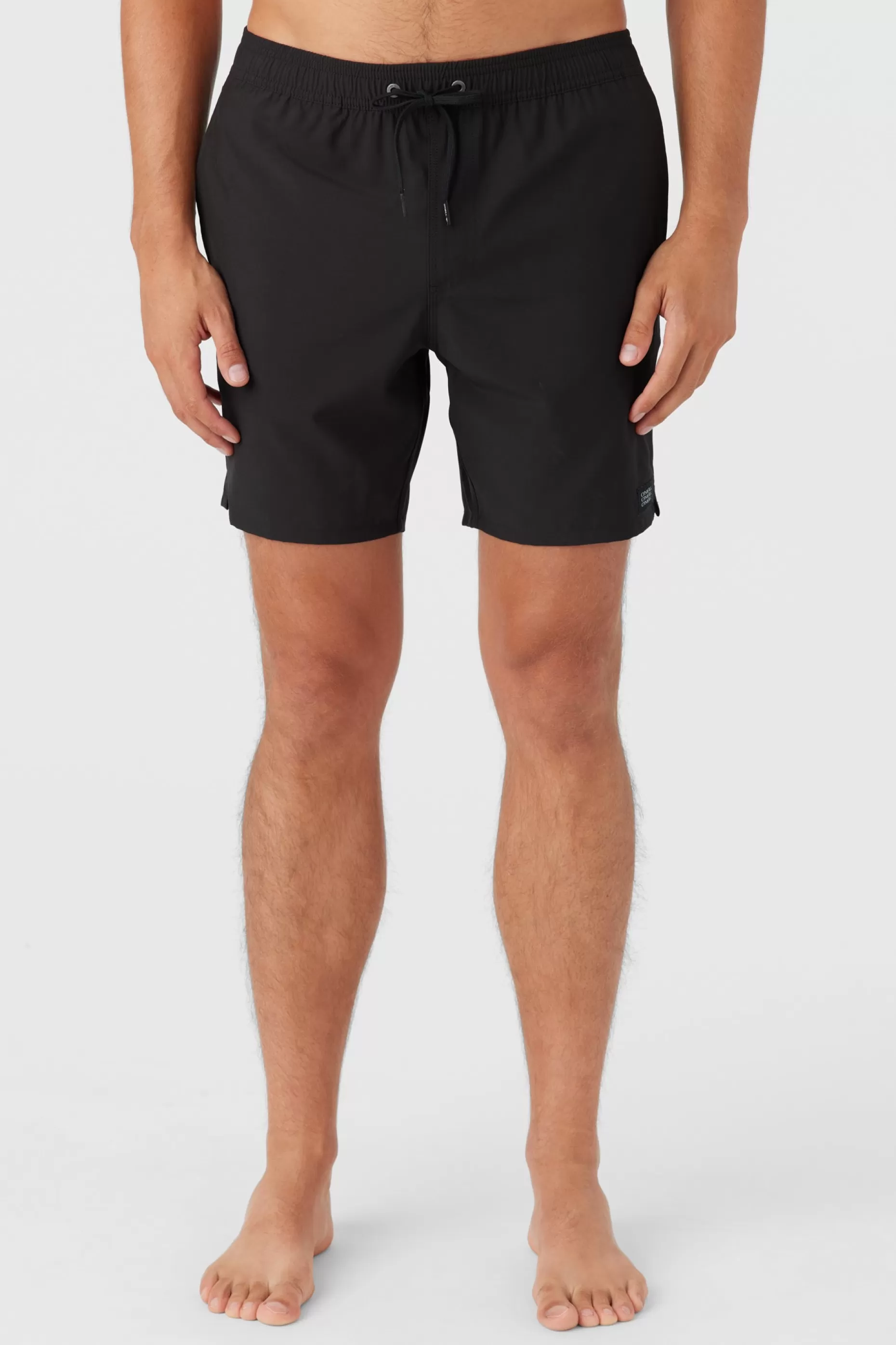 O’Neill LENNOX HERMOSA SOLID ELASTIC WAIST 17" SWIM TRUNKS^ Side Pockets | Swim Trunks