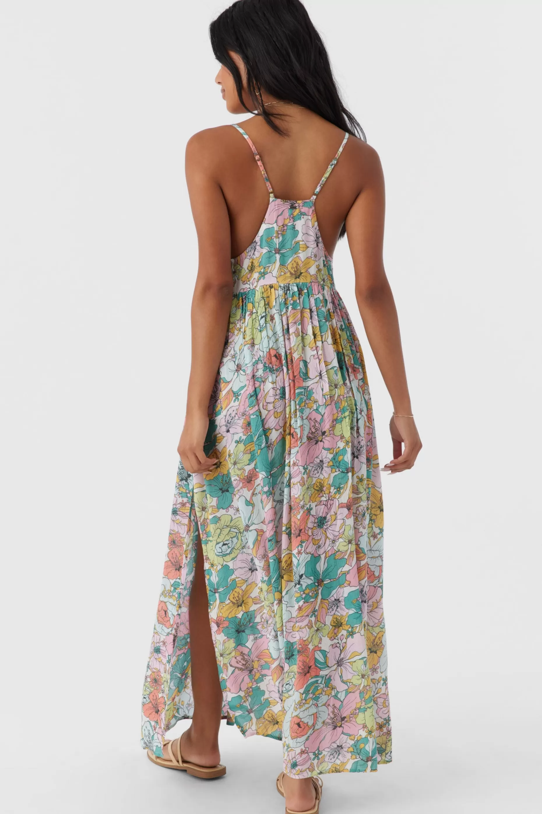 O’Neill MEL MAXI JANIS FLORAL SWIM COVER-UP DRESS^Women Cover-Ups