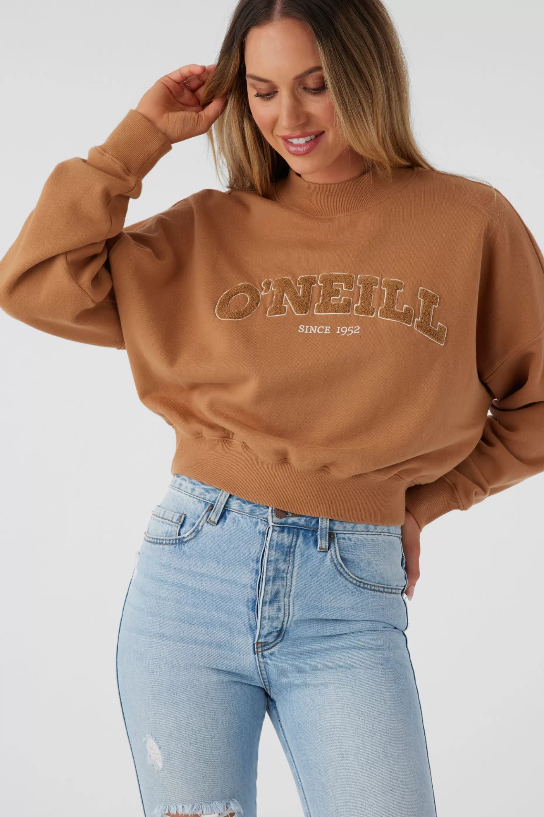 O’Neill MOMENT CREW NECK CROPPED FLEECE^Women Sweaters, Hoodies & Fleece