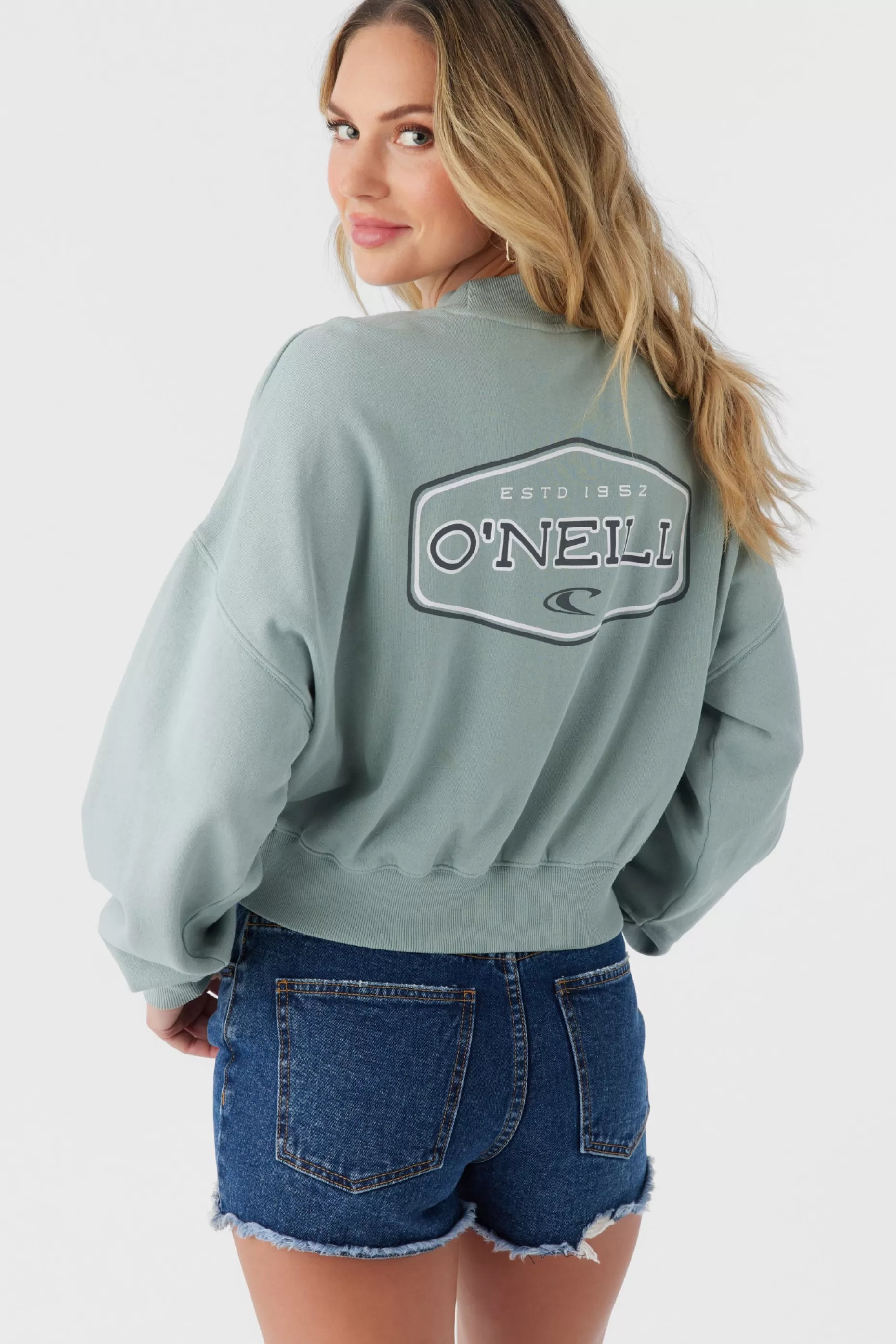 O’Neill MOMENT CREW NECK CROPPED FLEECE^Women Graphic Tees & Tanks