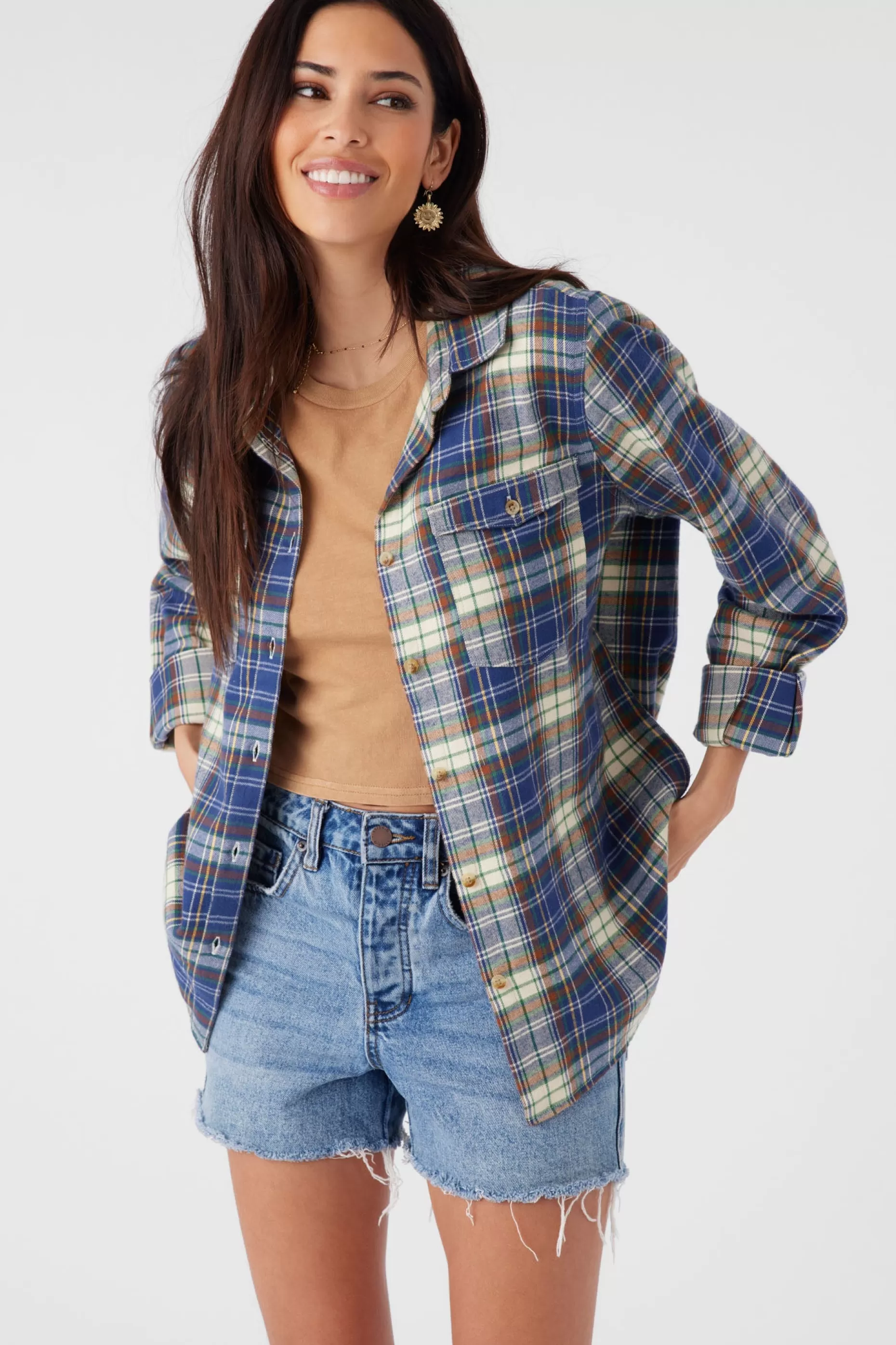 O’Neill NASH FLANNEL STANDARD FIT SHIRT^Women Tops