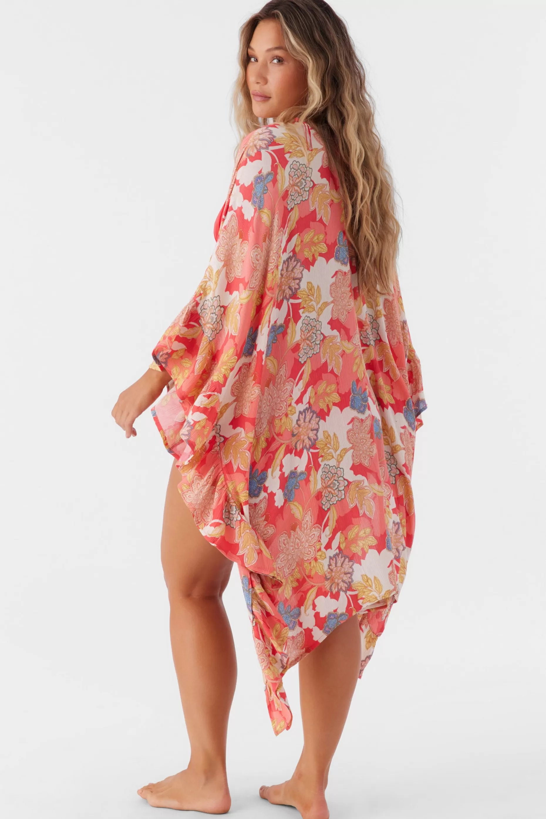 O’Neill NATALIE ANTAYLA FLORAL KIMONO COVER-UP^Women Cover-Ups