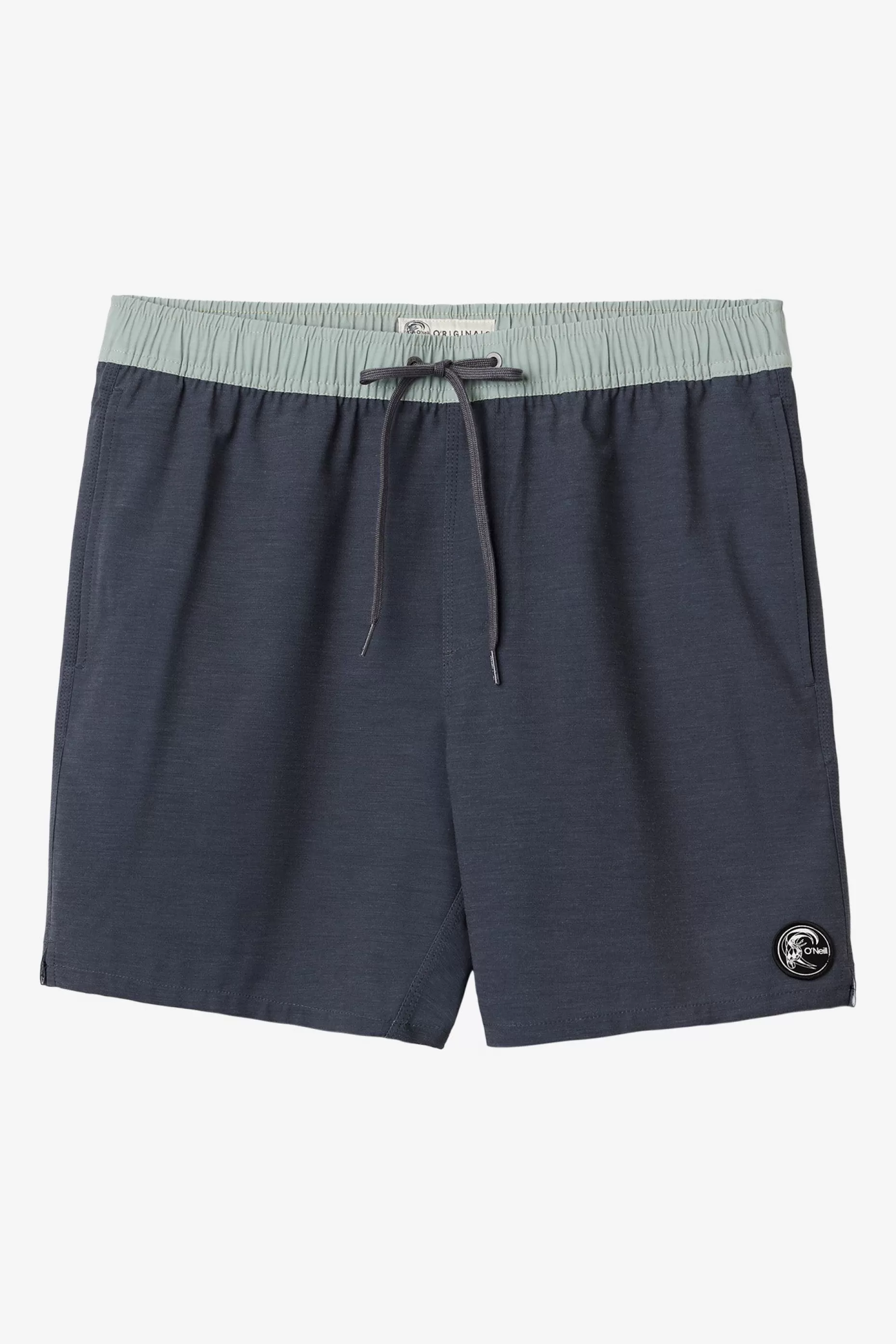 O’Neill O'RIGINALS SOLID ELASTIC WAIST 16" SWIM TRUNKS^ Side Pockets