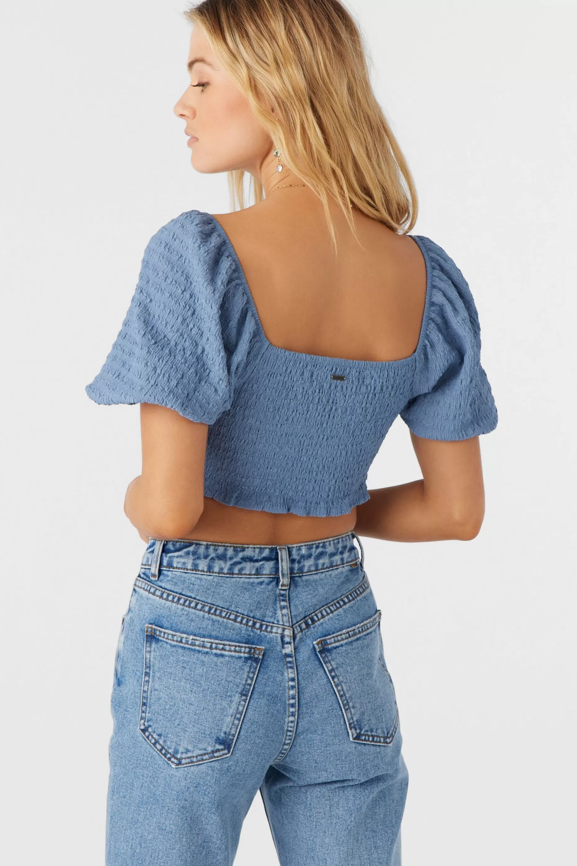 O’Neill POLLY TEXTURED KNIT CROP TOP^Women Tops