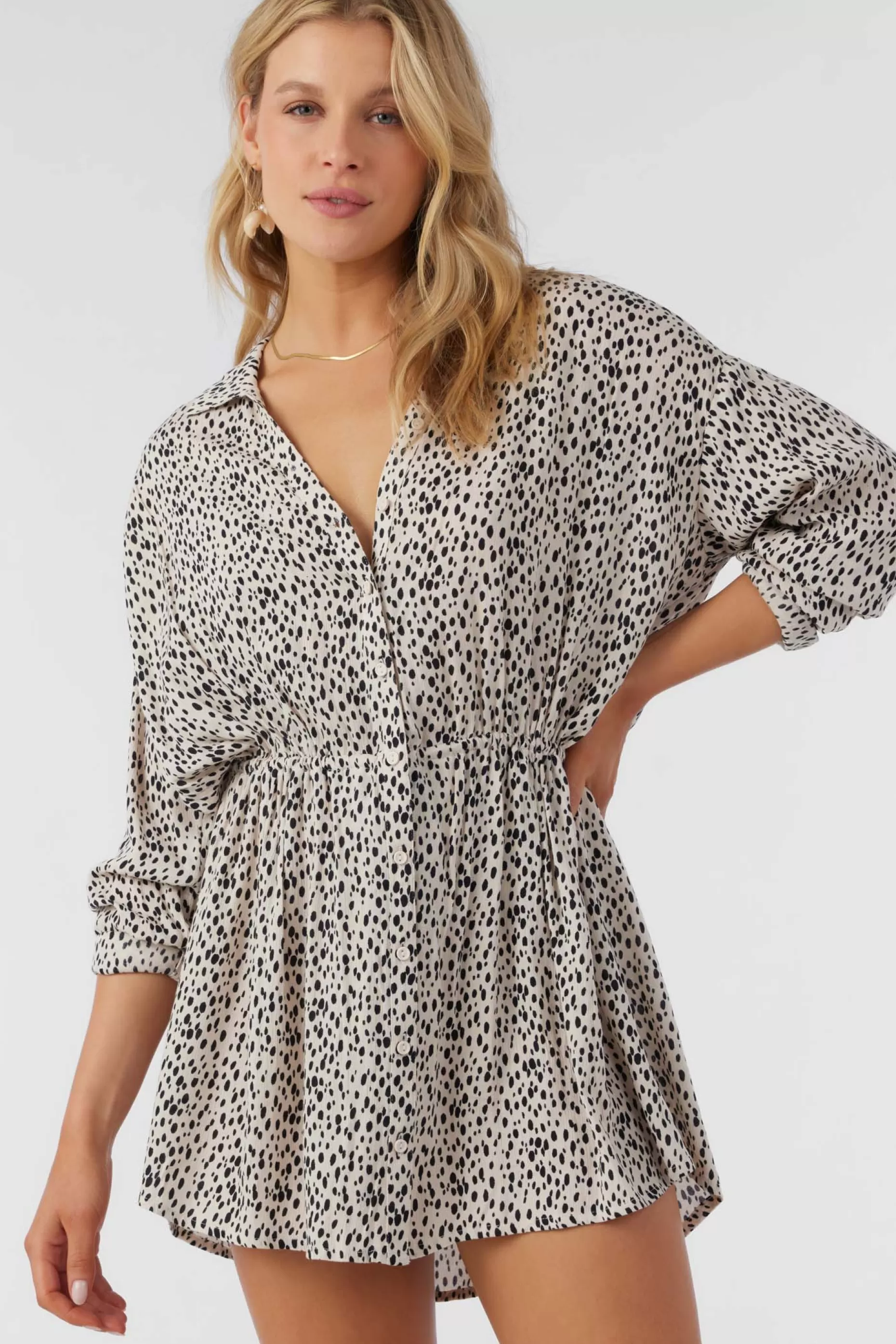 O’Neill SALTWATER ESSENTIALS DREA ANIMAL CAMI COVER-UP TUNIC^Women Cover-Ups