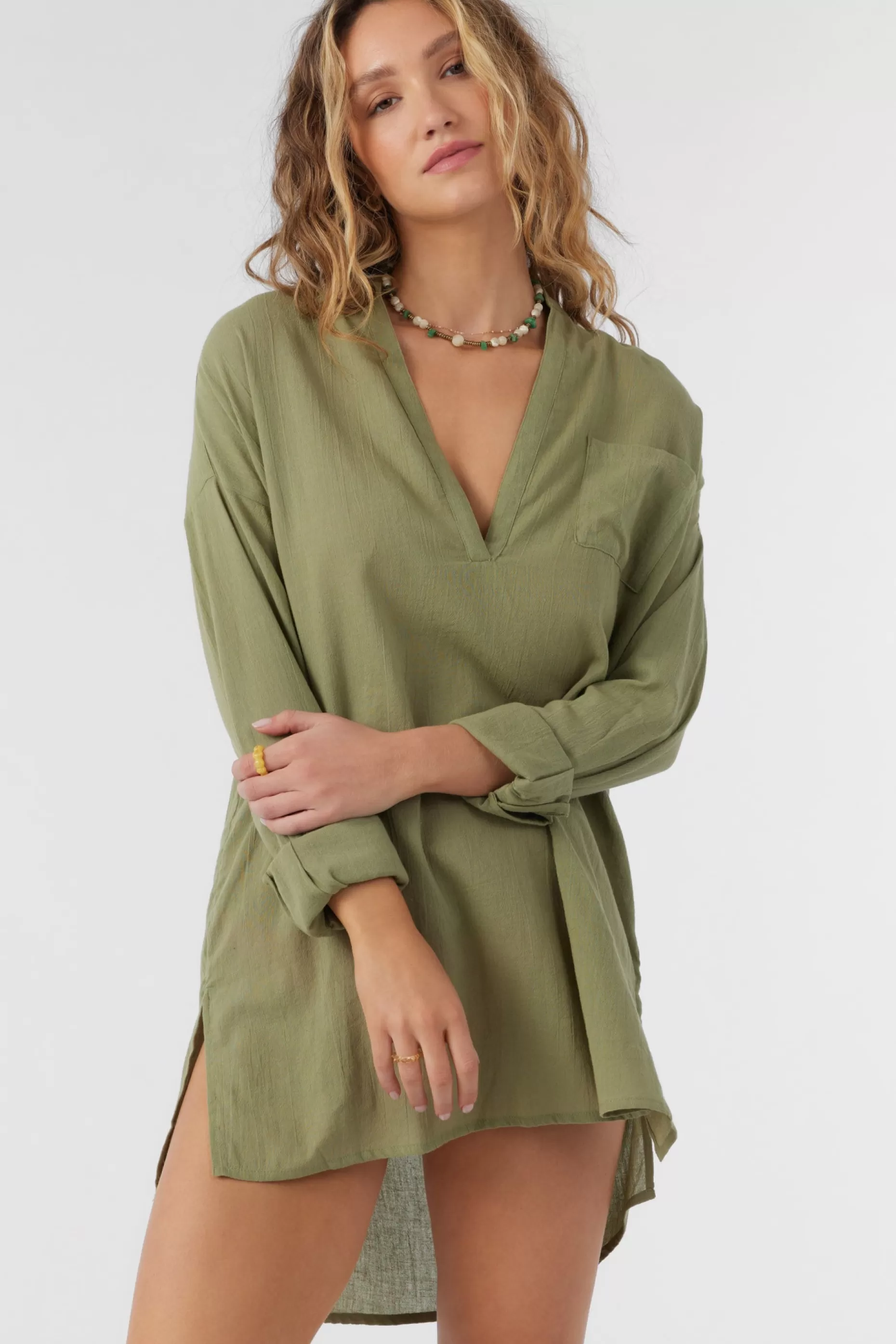 O’Neill SALTWATER SOLIDS BELIZIN COVER-UP TUNIC^Women Cover-Ups | Dresses