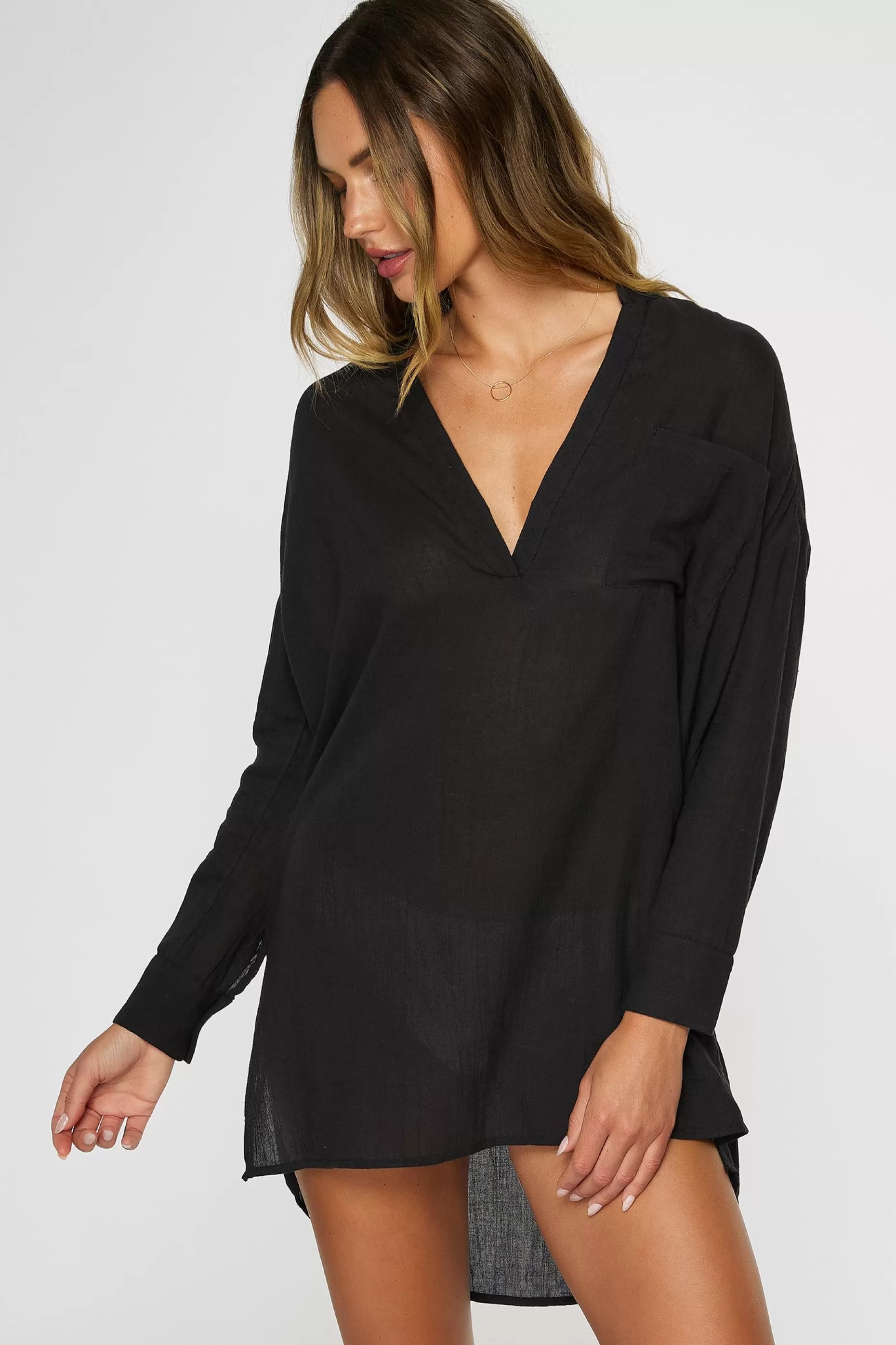 O’Neill SALTWATER SOLIDS BELIZIN COVER-UP TUNIC^Women Cover-Ups | Dresses