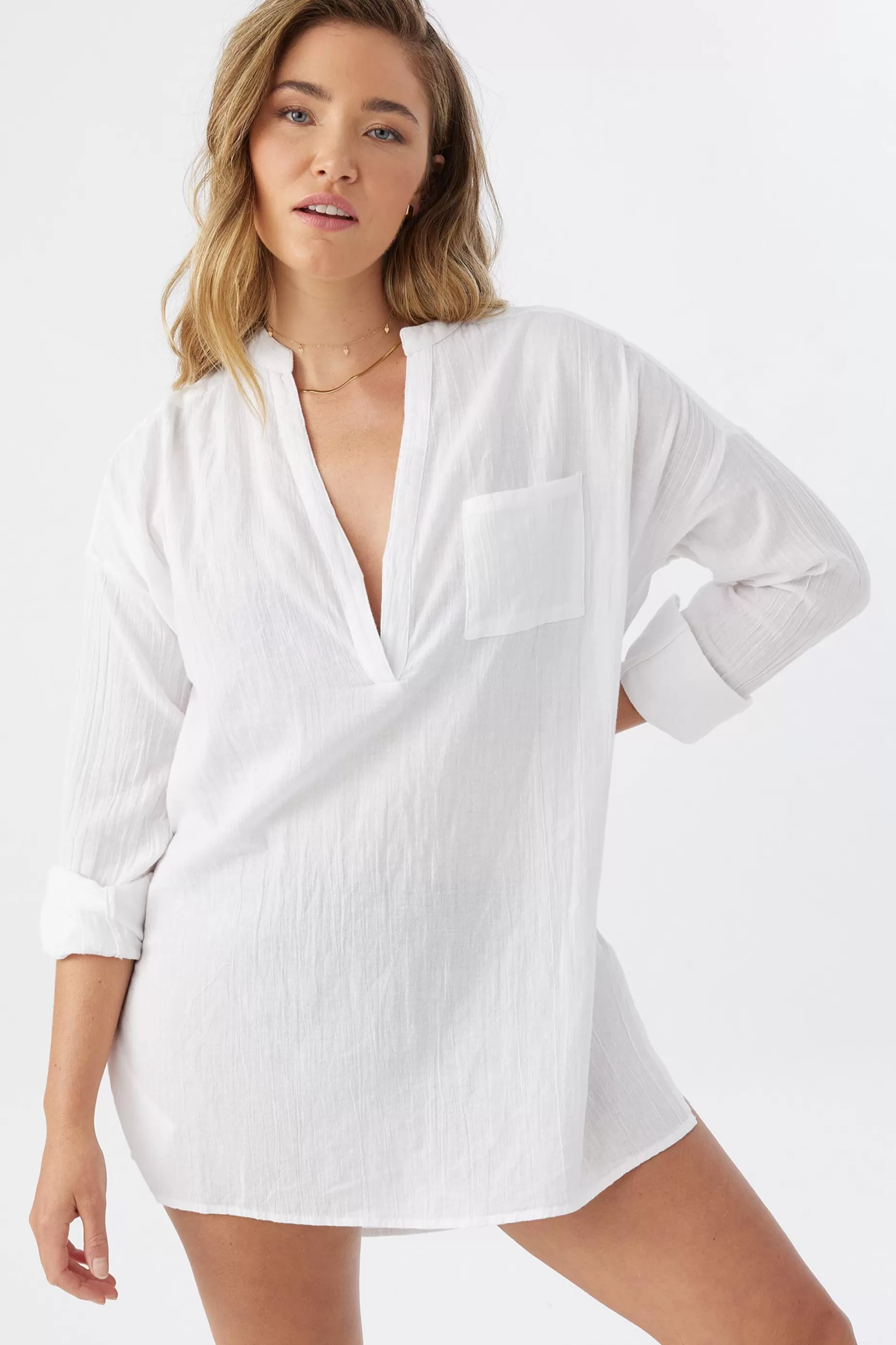 O’Neill SALTWATER SOLIDS BELIZIN COVER-UP TUNIC^Women Cover-Ups | Dresses