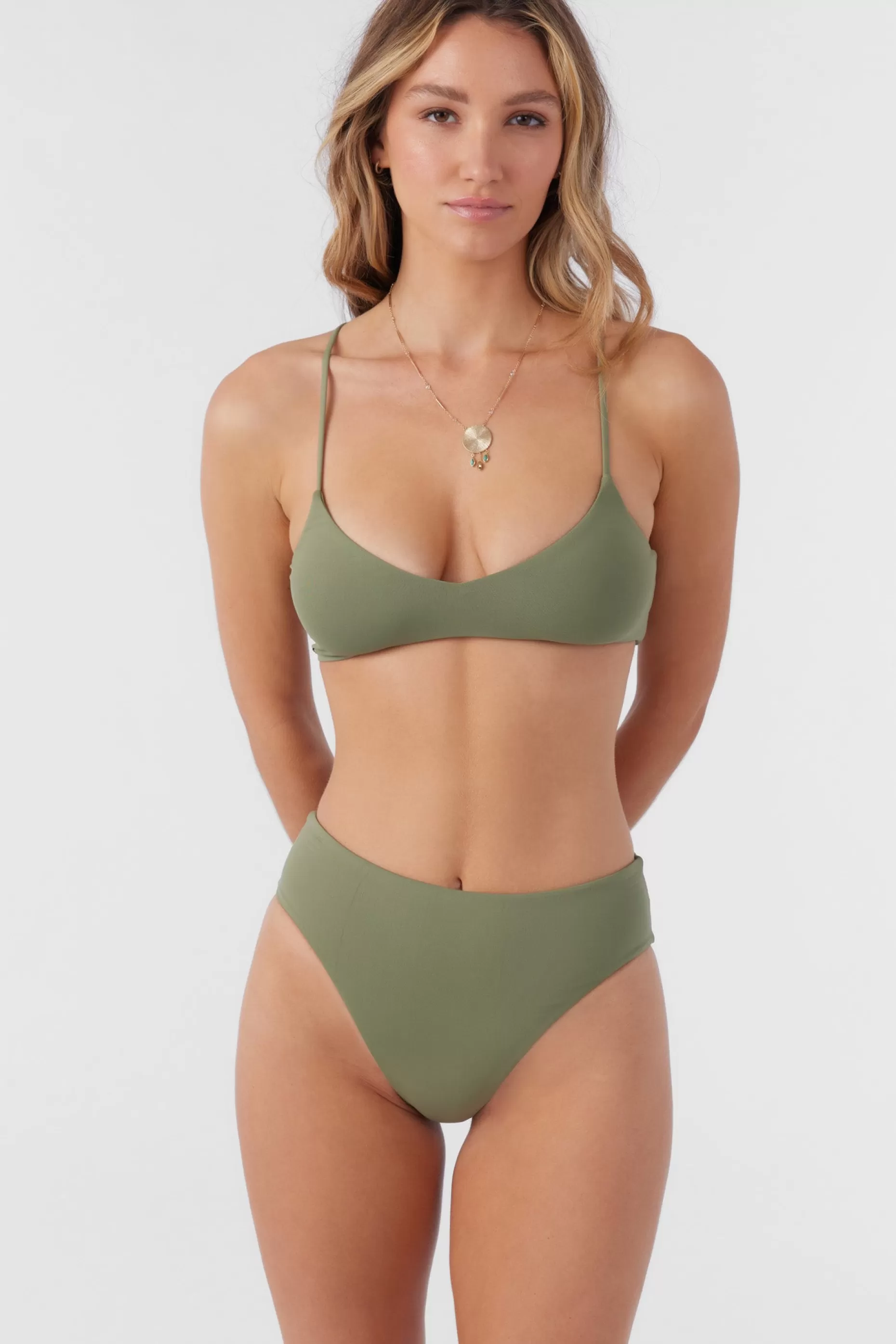 O’Neill SALTWATER SOLIDS MAX HIGH WAIST FULL BOTTOMS^Women Full | Bikini Bottoms