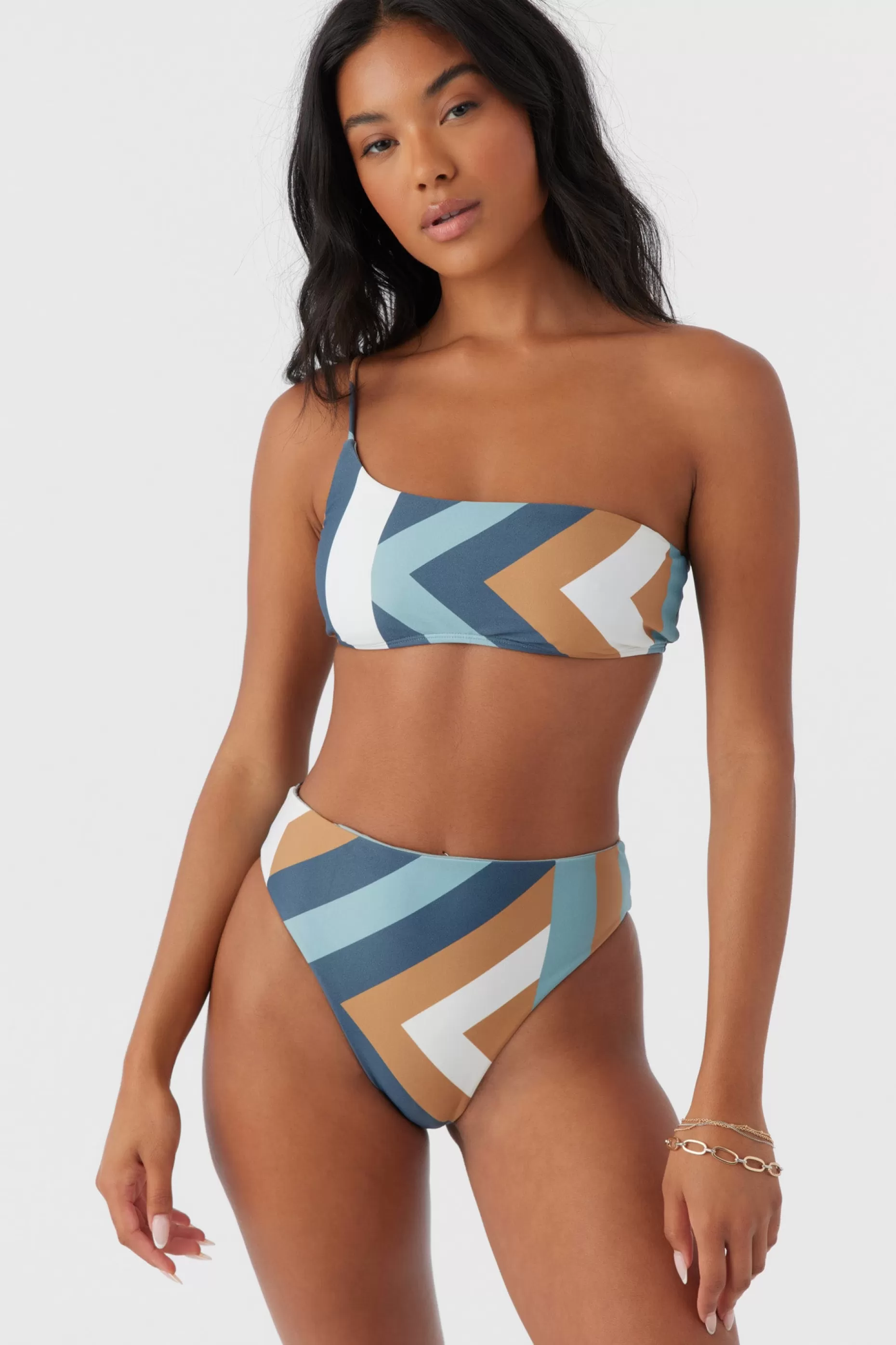 O’Neill SOLI GEO SEAL BEACH ONE SHOULDER TOP^Women Bikini Tops