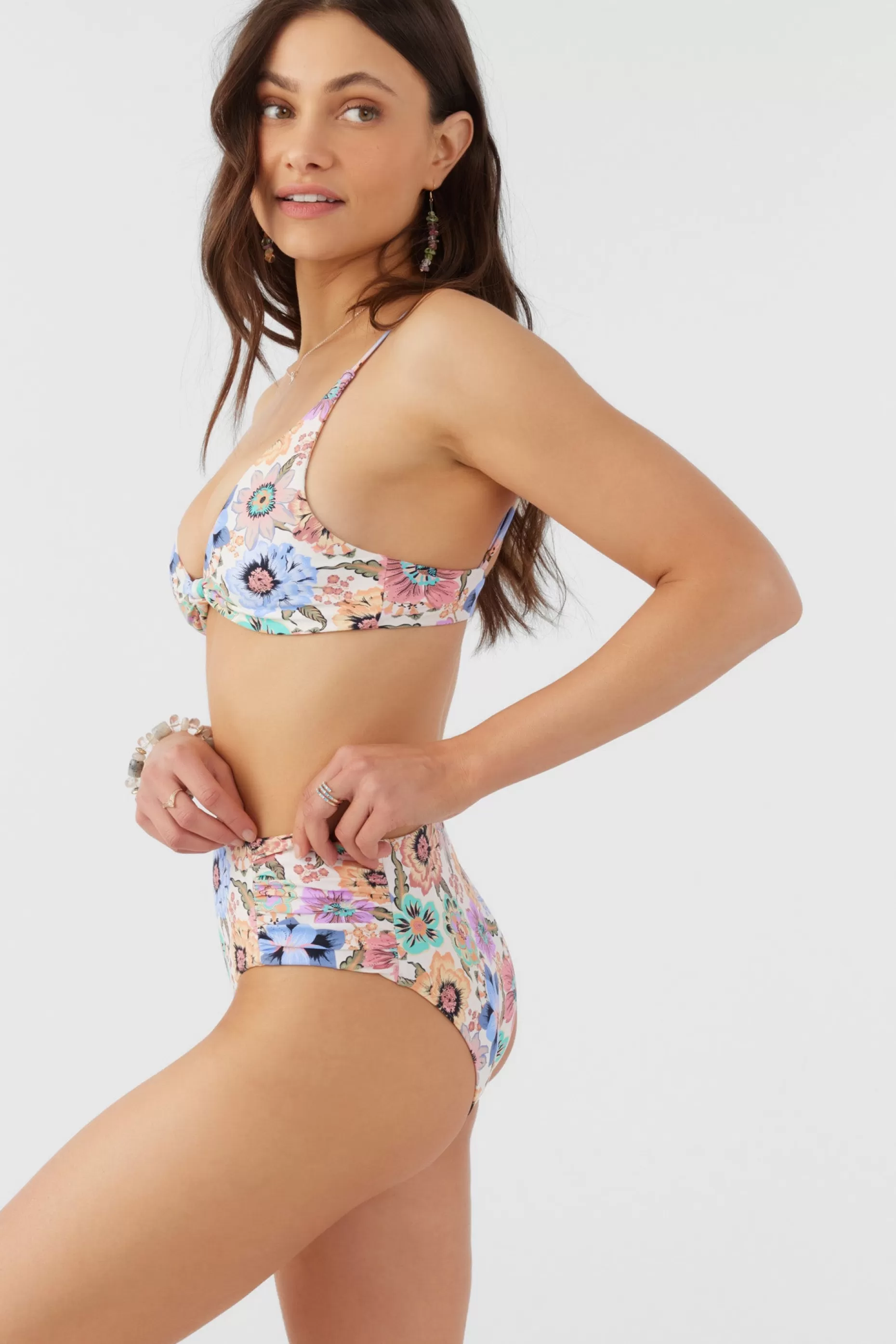 O’Neill TALITHA FLORAL LONG BEACH HIGH WAIST CHEEKY BOTTOMS^Women Cheeky | Bikini Bottoms