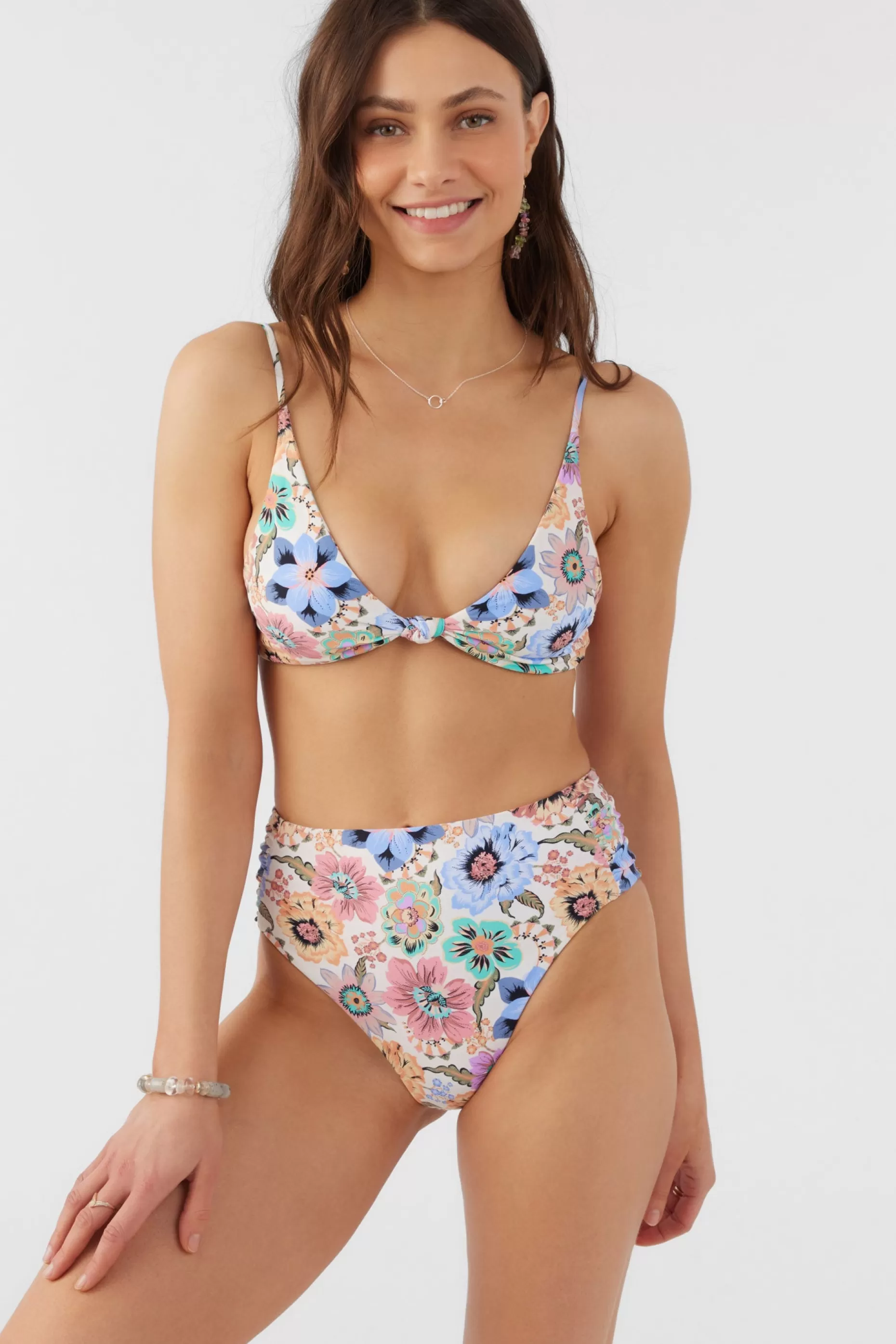 O’Neill TALITHA FLORAL LONG BEACH HIGH WAIST CHEEKY BOTTOMS^Women Cheeky | Bikini Bottoms