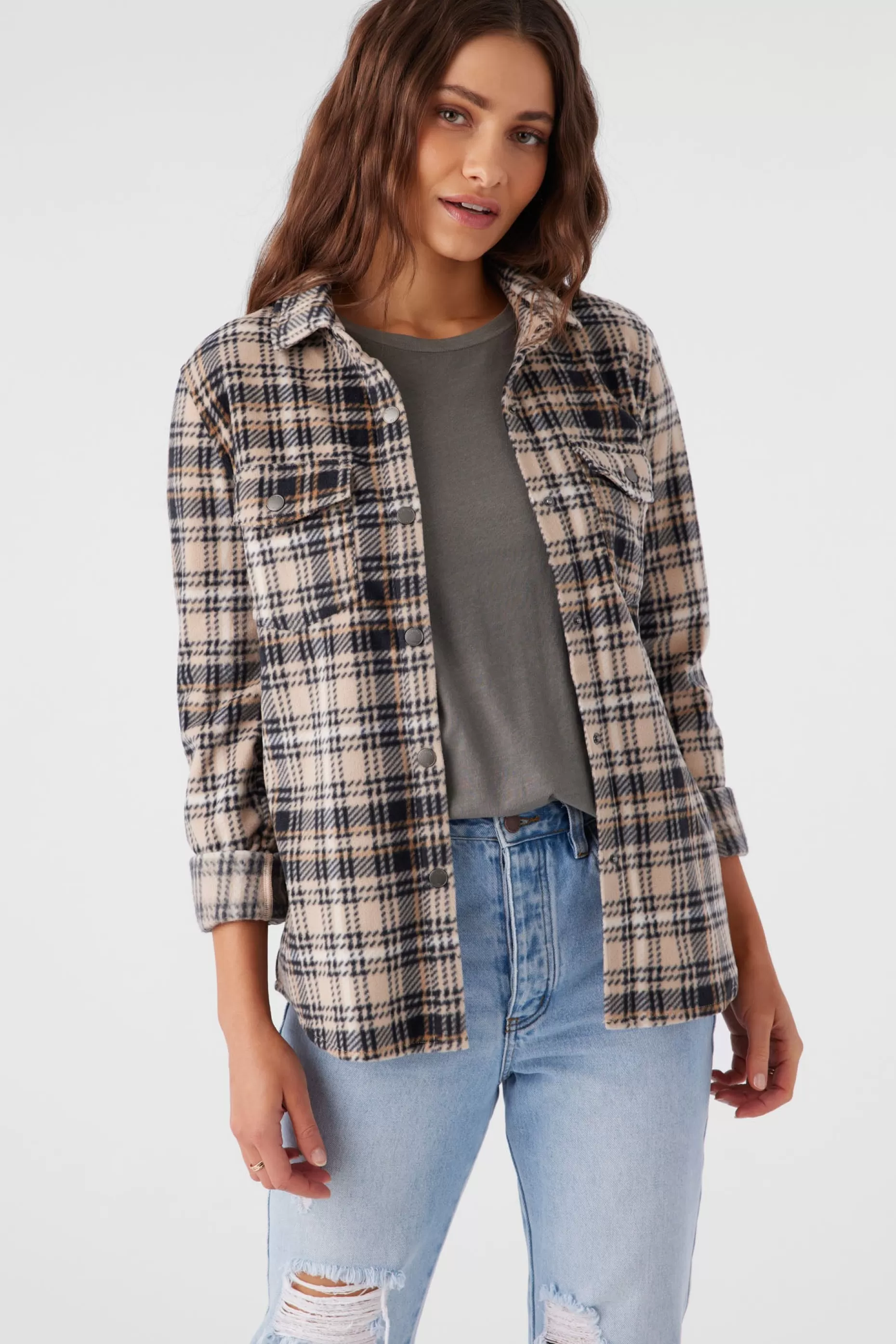 O’Neill ZUMA SUPERLEECE FLANNEL SHIRT^Women Tops